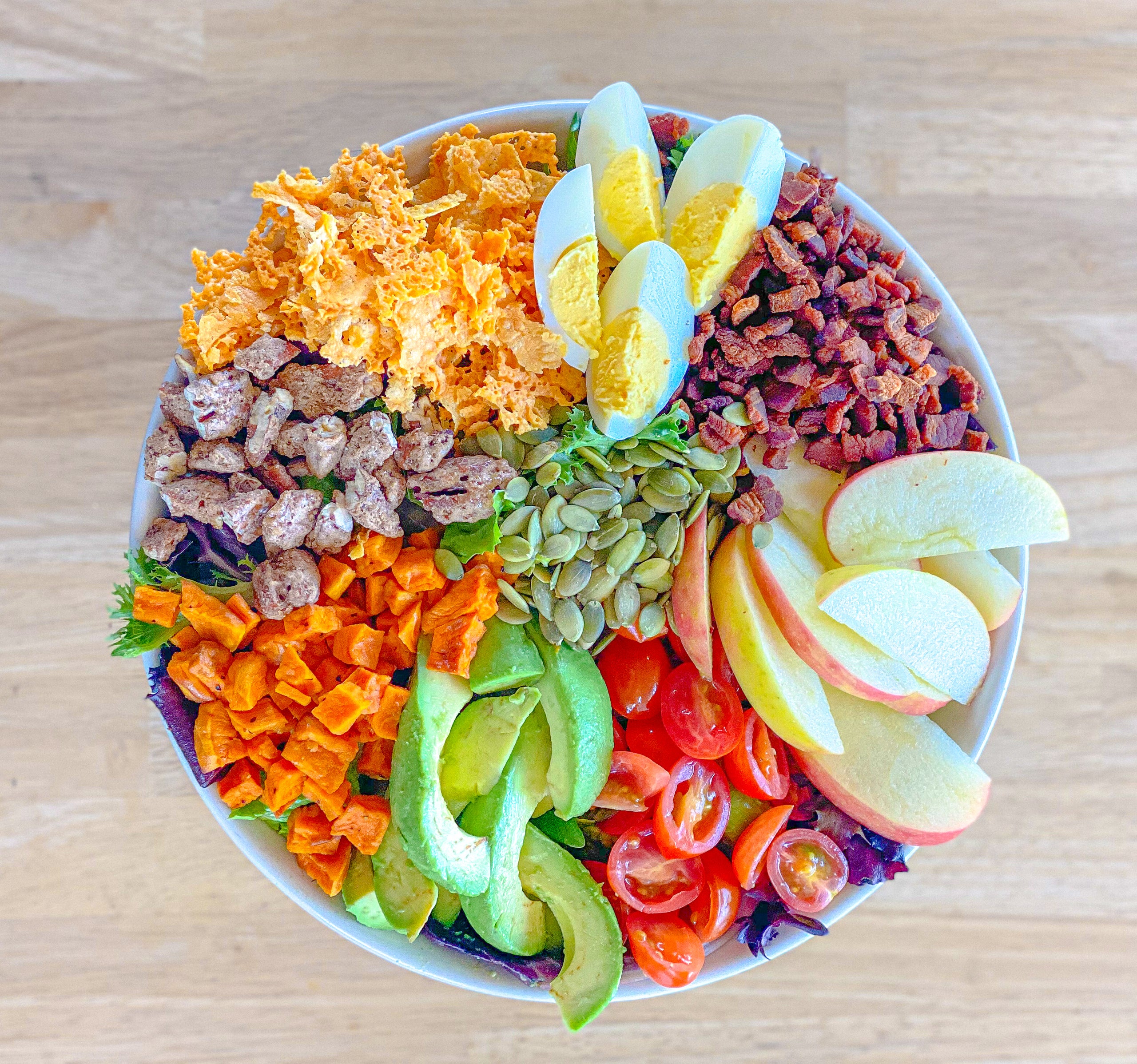 Delicious Cobb Shaker Salads at Needham High School